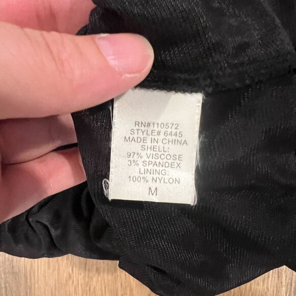 Twelfth Street by Cynthia Vincent Black Halter Dress Size Medium - Picture 5 of 6